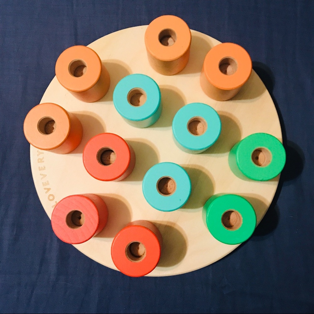 Lovevery Wooden Stacking Pegboard